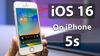 iOS 16 Update for iPhone 5s || How to Update iPhone 5s on iOS 16