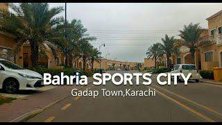 Bahria Town Karachi | Part 2 | Sports City Villa | Karachi Street View | 13th August 2023