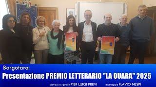 Presentazione PREMIO LETTERARIO LA QUARA 2025