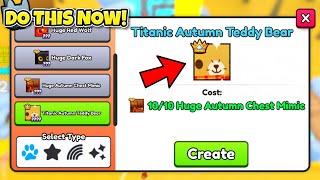 Do This Now to for the Best Chance for the NEW FREE TITANIC in Pet Simulator 99!