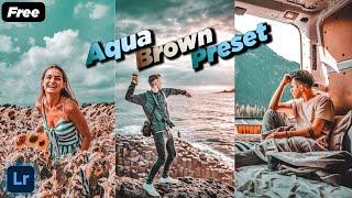 Lightroom mobile presets free dng | Aqua Brown preset | free lightroom presets | Lightroom presets