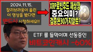 [찰리브라웅 영상반박 24.11.15.] 비트코인 불장 전 찰리브라웅의 실체를 알아봅시다.#비트코인 #비트코인캐시