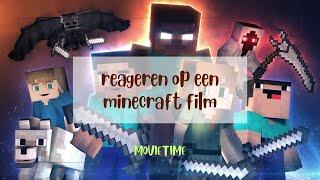 reageren op deze Minecraft film  deel 1 stevennvos