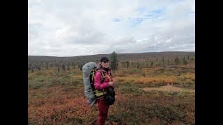 Autumn hike in Finland in Saariselkä,  September 2020