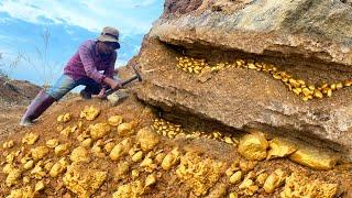 Man & Smart DOG Finds Diamond & Gemstone Mine Under Stone , More Gemstones Discovered