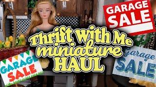 Thrift with Me for One Sixth Scale Miniatures at Garage Sales