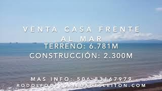 venta casa frente al mar puntarenas costa rica