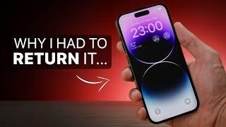 Why I RETURNED my iPhone 14 Pro after 1 week of use...