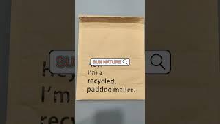 SUN NATURE Custom Packaging Bag/Kraft Paper Bubble Self-adhesive Bag/ Mailer/Shipping bag