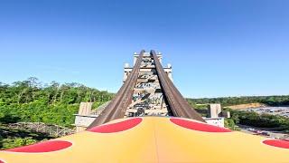 Lightning Rod at Dollywood 2024 CHAIN LIFT VERSION (Multi Angle POV)