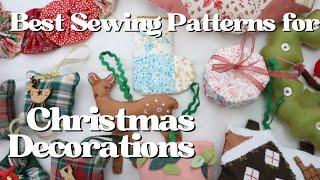 Top 14 Sewing Patterns for Quick Christmas Decorations - sewing, EPP, quilting, embroidery