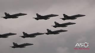 RAAF 77 Squadron End of Era Flypast.