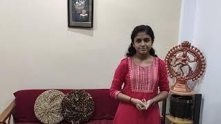 Declamation: Swami Vivekananda at Chicago by Gayathri Binoj Std X Assisi Vidyaniketan Public School