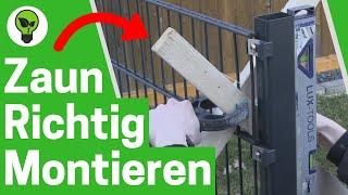 Doppelstabmattenzaun Montage  ULTIMATIVE ANLEITUNG: Wie Doppelstabzaun Aufstellen & Einbetonieren?