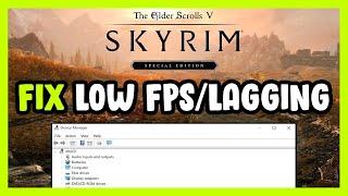 How to FIX The Elder Scrolls V: Skyrim Special Edition Low FPS Drops & Lagging!