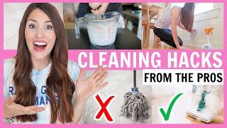 11 Cleaning Hacks from Professional Cleaners THAT REALLY WORK