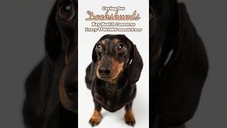 Caring for Dachshunds: Key Health Concerns Every Owner Should Know #dachshund #dogcare