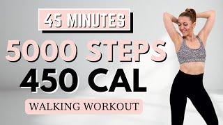 5000 STEPS WALKING WORKOUTWALKING EXERCISE FOR WEIGHT LOSSKNEE FRIENDLYNO JUMPINGFAT BURNING