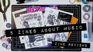 5 Music Zines *:° Zine Reviews of Shotgun Seamstress, Band Basics, Razorcake, Vinyldyke & Tru Luv