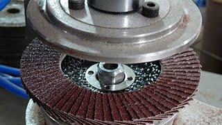 PT-180 semi automatic flap disc machine