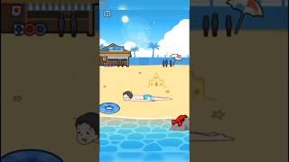 Summer Vacation Party  Lazy Boy and His Friend #shorts #trending #gaming