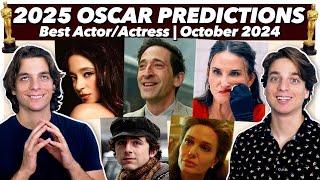 2025 Oscar Predictions - Lead Actors | October 2024