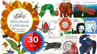 10 Great Eric Carle Stories in One Video +30 min | Read Aloud Living Book