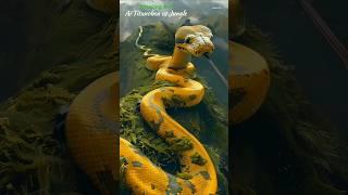 AI Travel Relaxing | Natural Discovery | Titanoboa vs Jungle #shorts #amazing #art