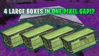 4 Large Boxes Placement for Rust Pixel Gap Bunker