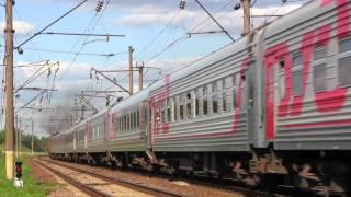 TEP60-0923 with train 30 Kaliningrad - Moskva arriving at Vilnius station