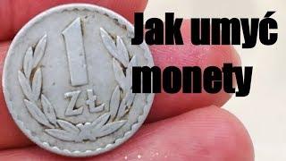 Czyszczenie Monet kolekcjonerskich, najtańszy domowy sposób, cleaning coins.