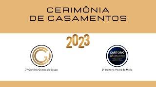 116ª CERIMÔNIA DE CASAMENTO CIVIL - 7° E 2° CARTÓRIOS DE JOÃO PESSOA-PB