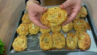 Hazır yufkadan öyle bir börek yaptım ki ister misafir sofralarına ister beslenmeye yapın 