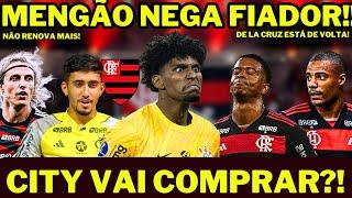 SABÁDO AGITADO! FLAMENGO NEGA FIADOR! GRUPO CITY QUER HUGO SOUZA! VENÊ E NOTICIA DO FLAMENGO HOJE