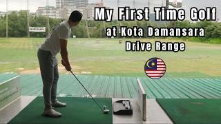 MY FIRST Golf at Kota Damansara Driving Range Malaysia