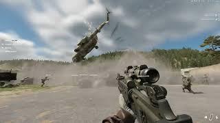 CRAZY Pilot Crashes Helicopter into 50 PEOPLE on Arma Reforger