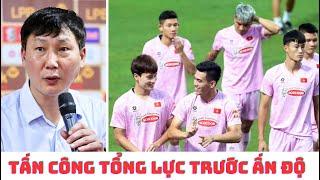 HLV Kim Sang Sik - Tiến Linh - Quang Hải - Văn Toàn - Đình Bắc vs Ấn Độ