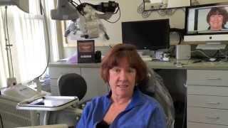 osteoporosis patient receives implant denture