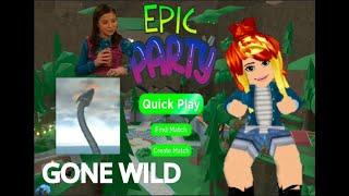 Epic Minigames PARTY ROBLOX Gone WILD