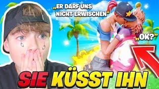 Ich *ERWISCHE* Sie HEIMLICH beim... Mit einem *FREMDEN* Jungen | ES ESKALIERT KOMPLETT Fortnite