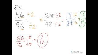 Simplify Fractions