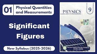 Significant Figures || Class 9th || PCTB New Syllabus 2025-2026 || in Urdu