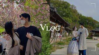 [여행VLOG] 1년이 지나 올리는 전주여행ʚ︎ɞ | 찐즉흥여행 | 전주한옥마을 | 고궁수라간 한옥마을점 | 전주 객리단길 | 돈백미가 | 완산칠봉꽃동산