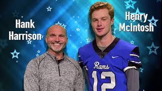 Teacher Appreciation Hank Harrison & Senior football player Henry McIntosh