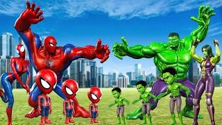 Rescue SUPERHERO All Family HULK & Family SPIDERMAN, SUPER-GIRL: Back from the Dead SECRET - FUNNY