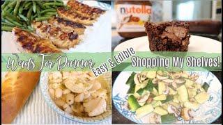 What's For Dinner?! Easy & Edible Family Friendly Dinner Ideas from My Pantry! Cook With Me!