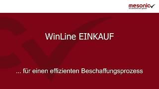 mesonic WinLine EINKAUF