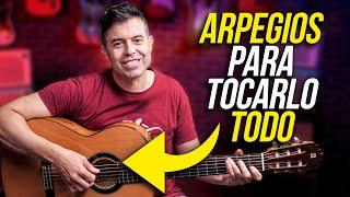 3 ARPEGIOS para tocar CUALQUIER CANCIÓN en GUITARRA