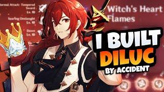 So I ACCIDENTALLY Built Diluc... | Genshin Impact