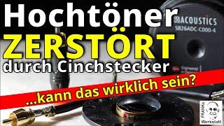 DAS KOMMT MIR TEUER ZU STEHEN | Billige Cinch Stecker und ihre Masseprobleme | #DIY